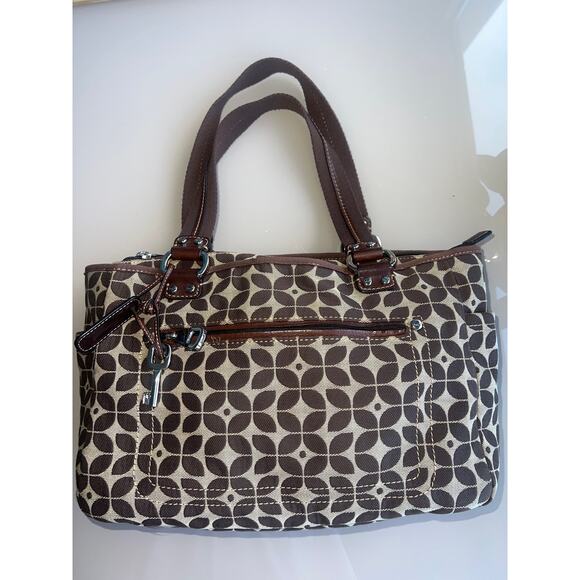 Fossil Canvas Shoulder Bag - Picture 12 of 12